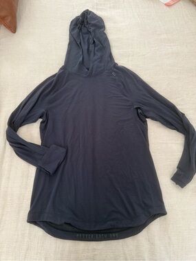 Lululemon Lightweight Hooded Pullover Sweatshirt - Navy